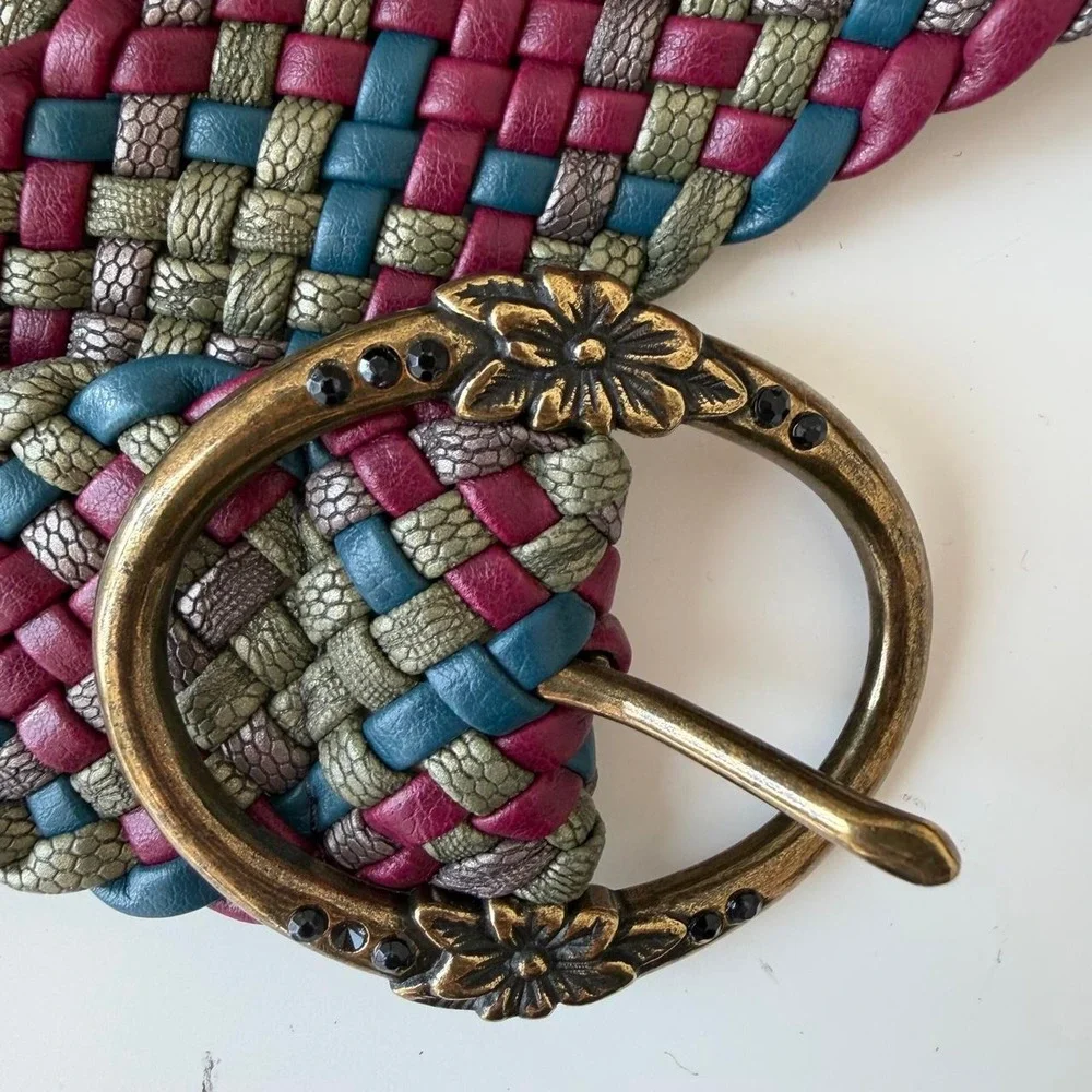 multicolored Fairy Belt with Floral Detail